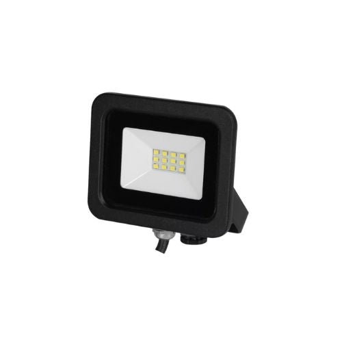 Reflector Slim negro LED 10W 6500K - Wattko